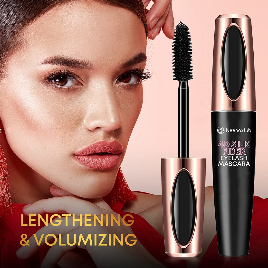 Neenoxtub full lashes result with length and volume for day-to-night look.