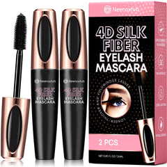 Neenoxtub 4D Silk Fiber Lash Mascara tube front for bold definition and instant lift.
