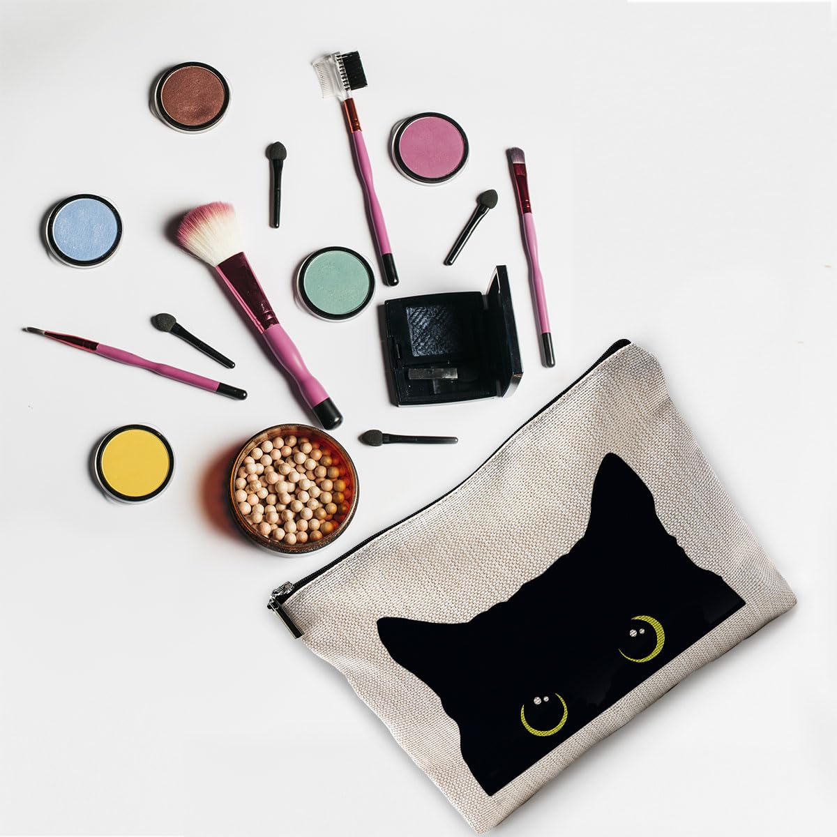 NEGIGA Cat Makeup Bag gift-ready packaging for cat lovers and makeup fans