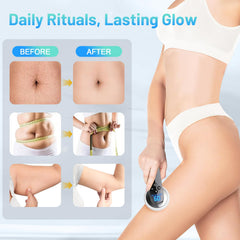 NeibuGlow butt sculpting tool used during a relaxing home session.