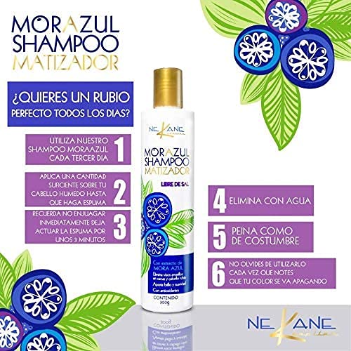NEKANE Morazul Matizador hair being washed demonstrates gentle cleansing and tonal balance.