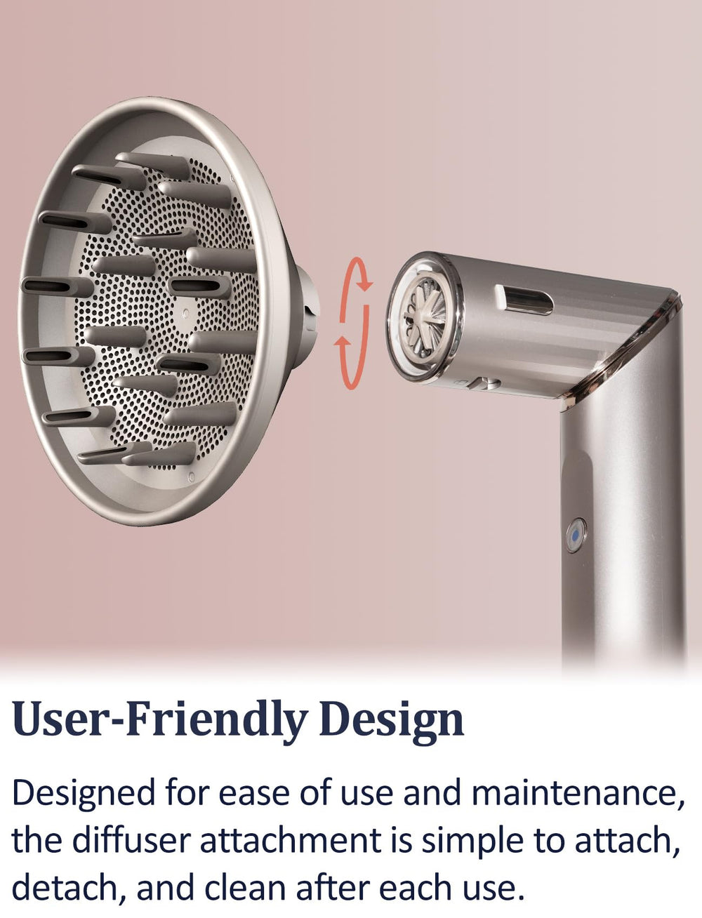 Nekuma diffuser attachment delivers salon-quality results at home for wavy to coily hair.
