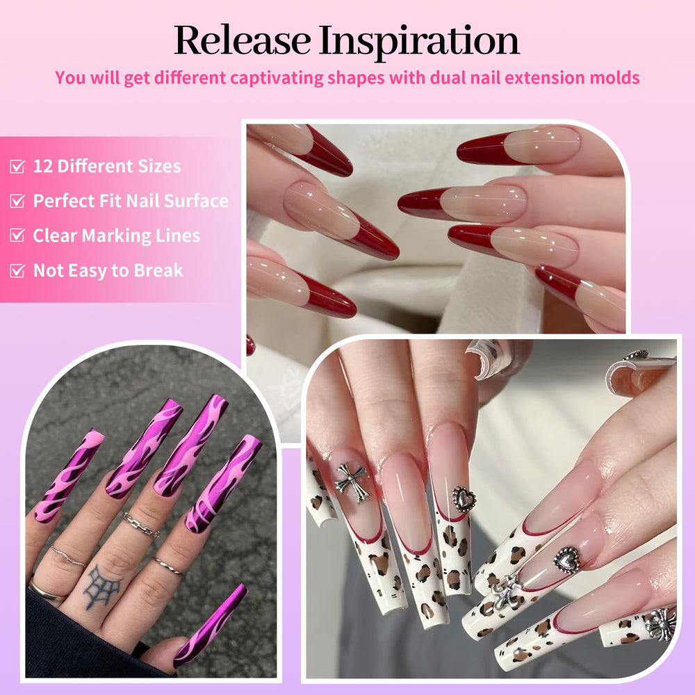 Nelrona French tip sticker designs for quick manicure accents