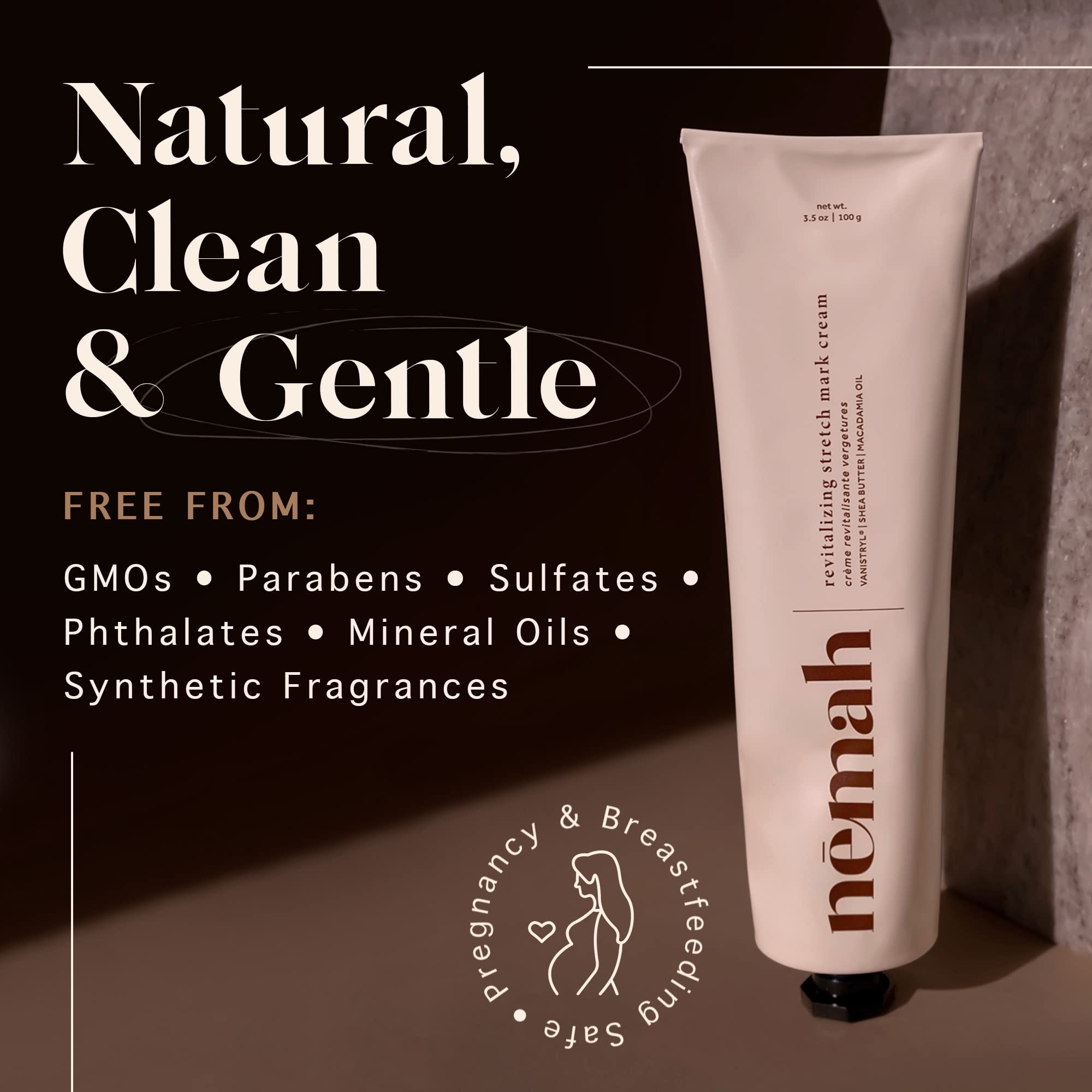 Nemah fast-absorbing, non-greasy texture ideal for daily use.