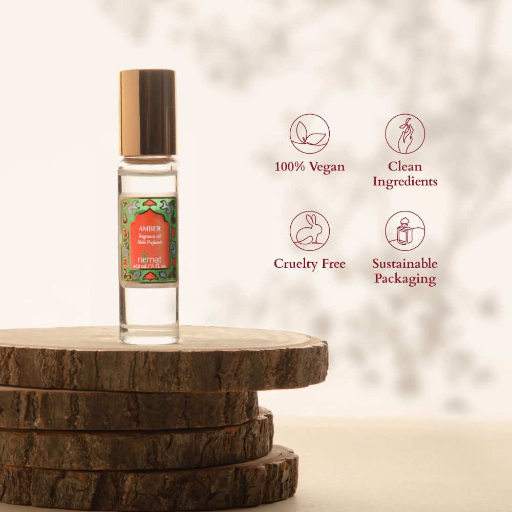 Nemat International glass roll-on bottle for portable fragrance anytime