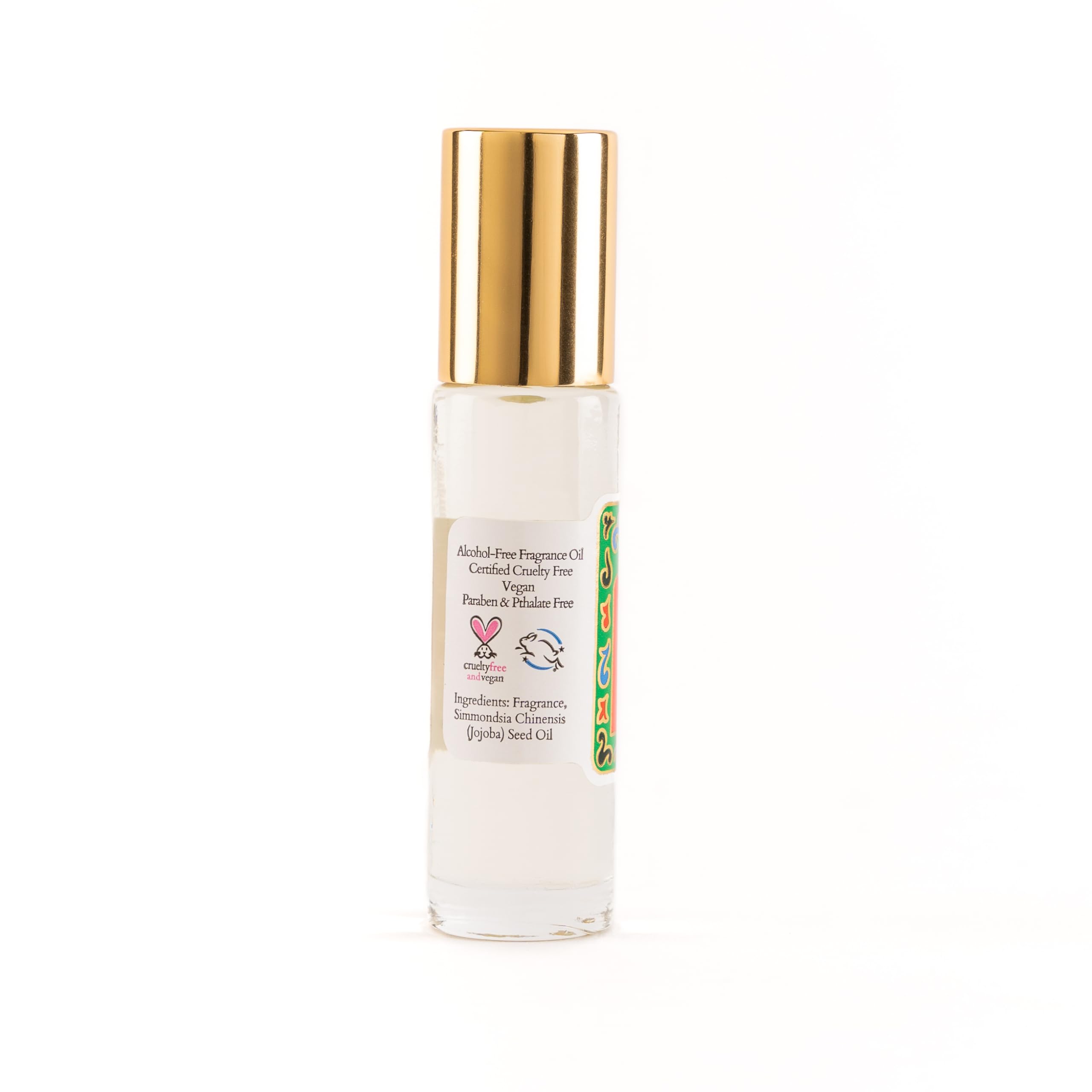 Nemat Vanilla Musk roll-on application, easy to apply on pulse points for lasting nuance.