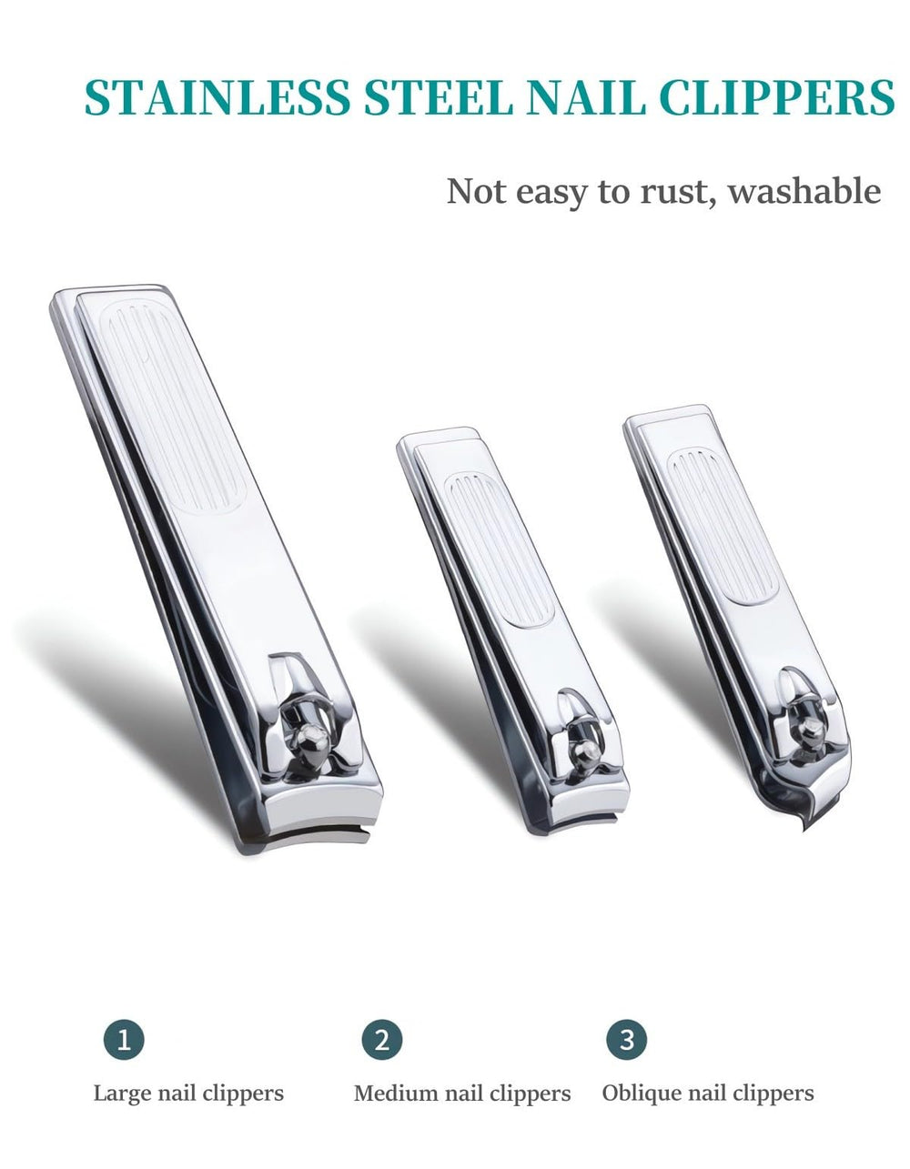 NEMIBAD ear picks and nail files kit for quick touch-ups.