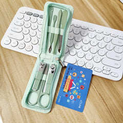 NEMIBAD travel case open displaying compact, portable design for on-the-go grooming