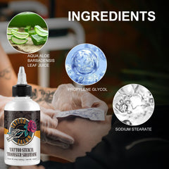 NenMaoKeNu stencil transfer gel dries quickly for fast setup.
