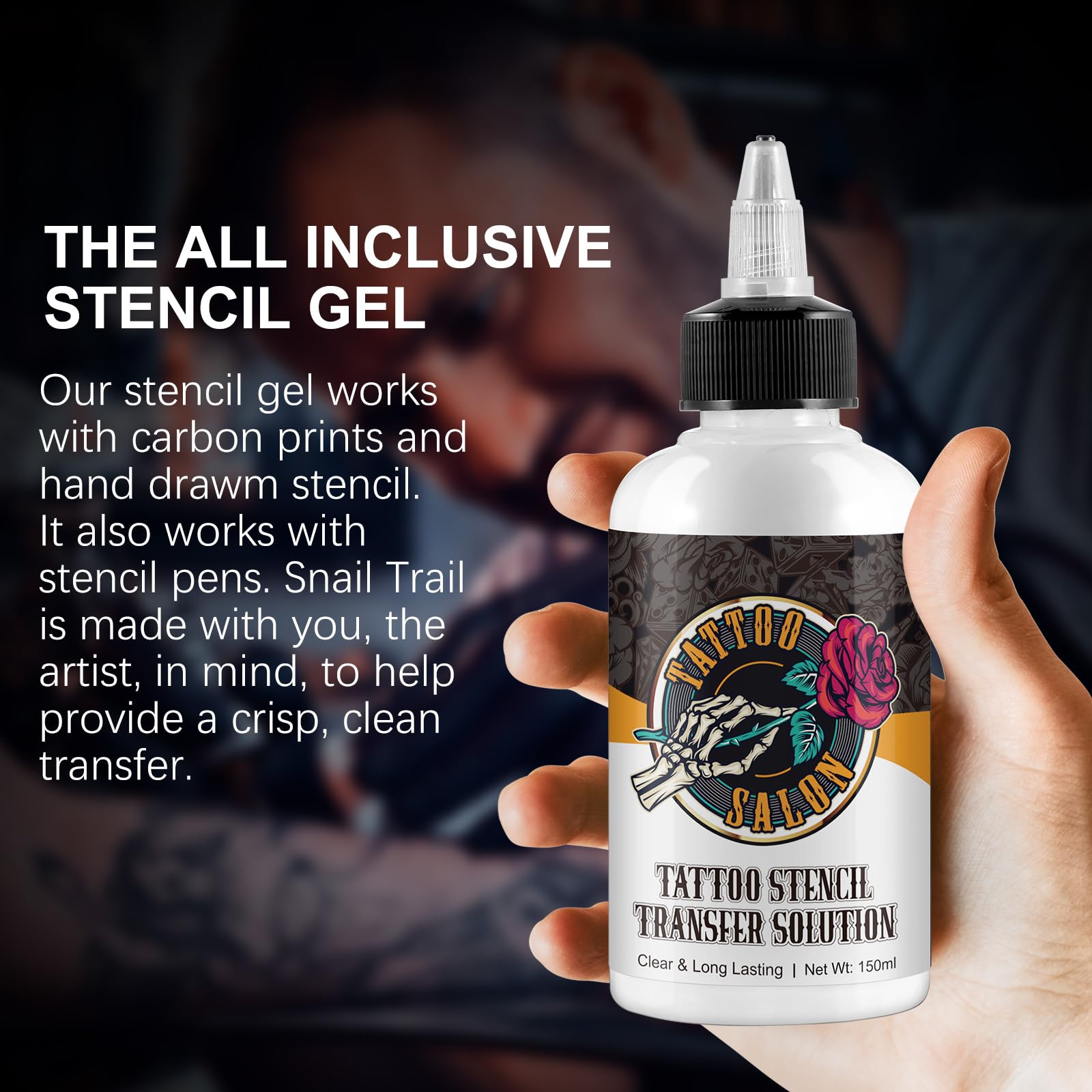 NenMaoKeNu stencil transfer gel is easy to use with 3-5 second application.