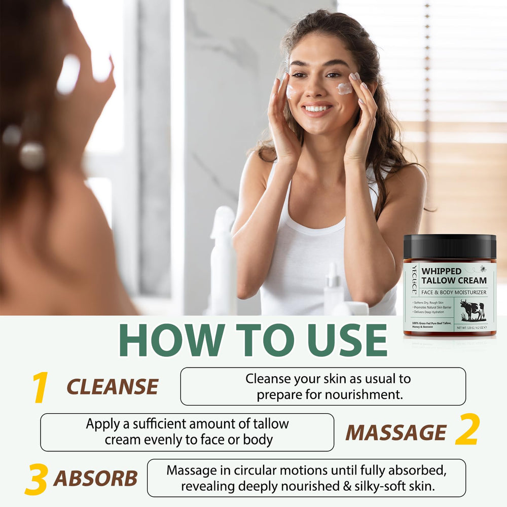 NenMaoKeNu vitamin-rich tallow supports skin vitality and barrier health.