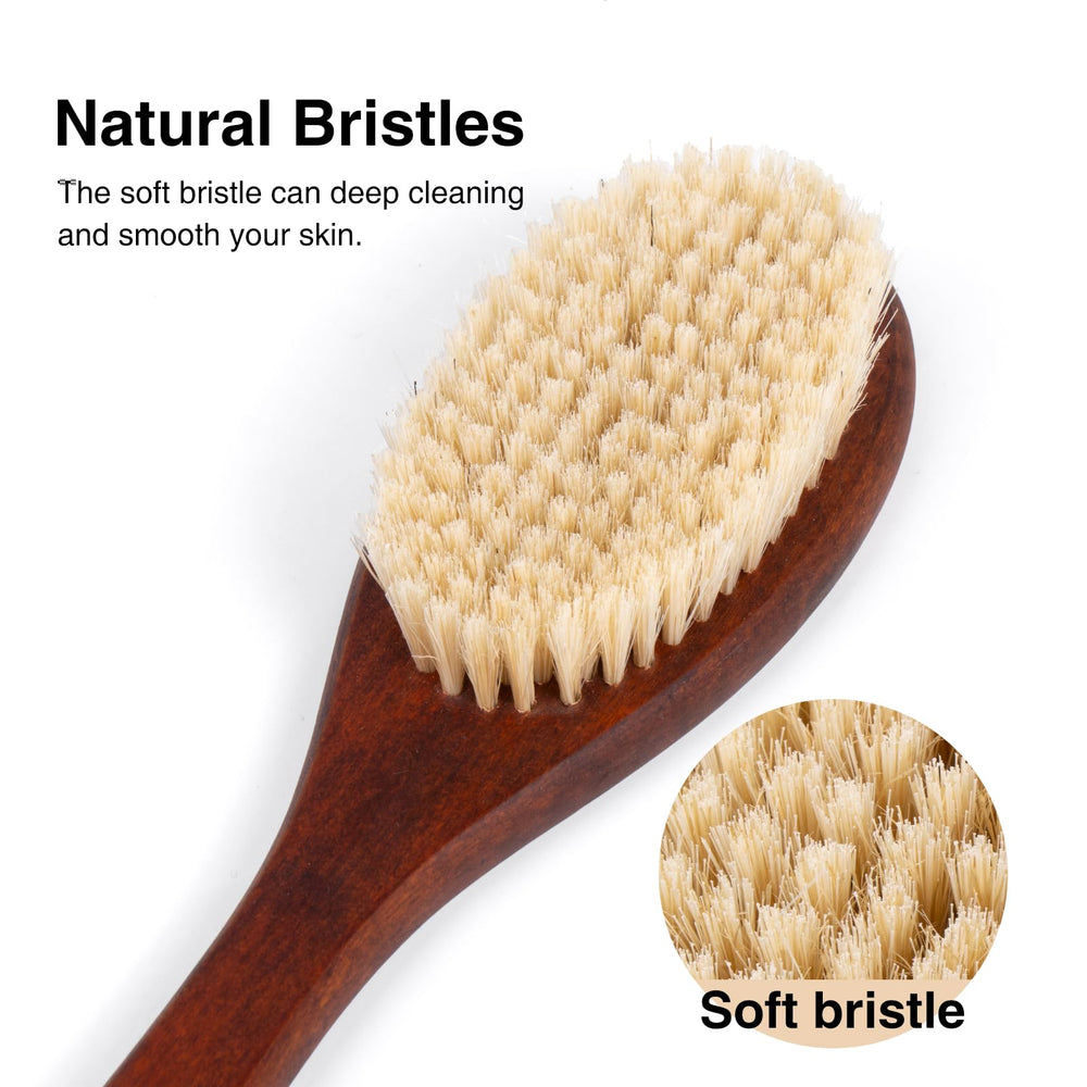 NENO CICI back scrubber shows ergonomic design to reach hard-to-clean areas.