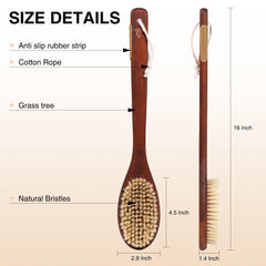 NENO CICI brush with hanging hook dries and stores neatly