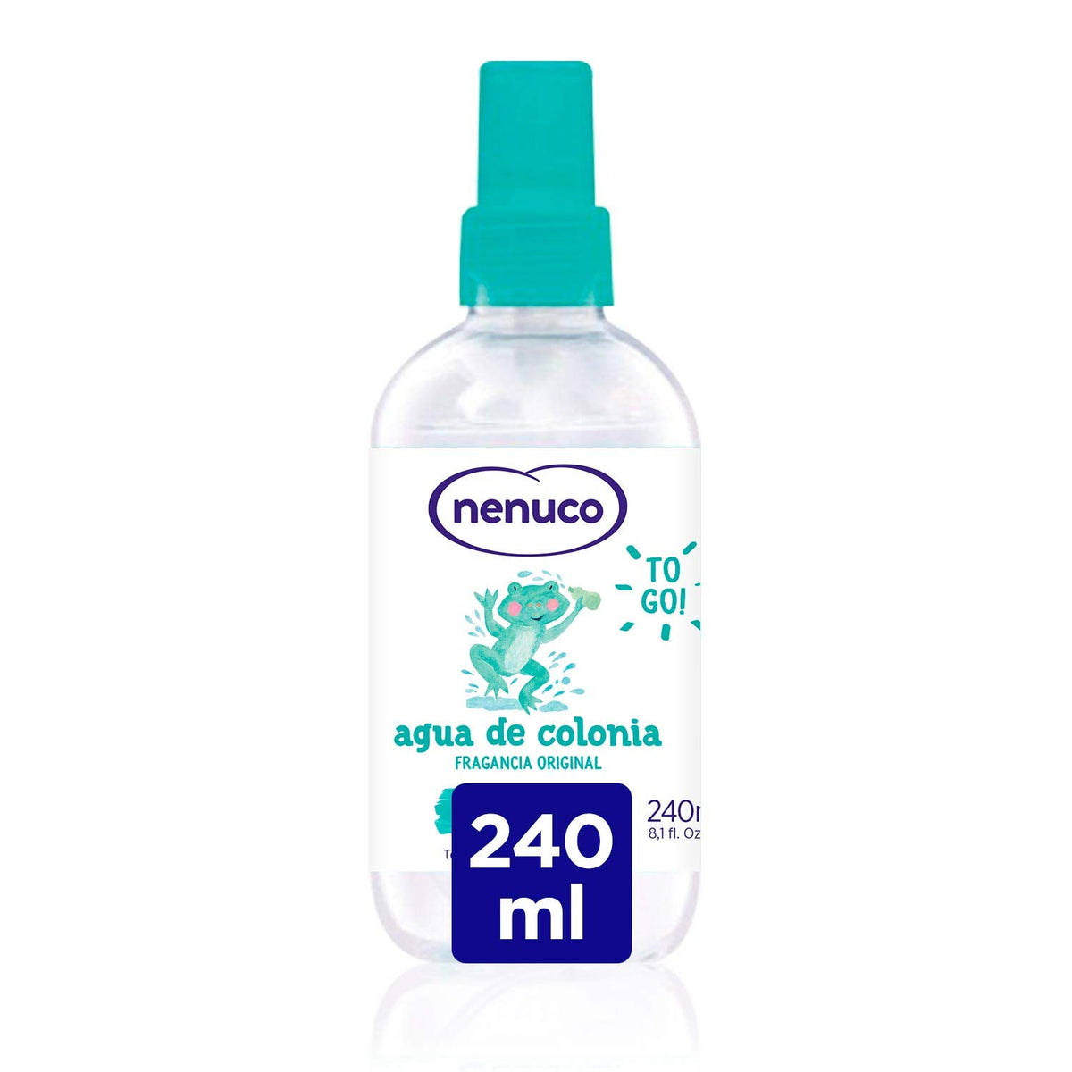 Nenuco Cologne bottle front view showcasing timeless design for everyday wear