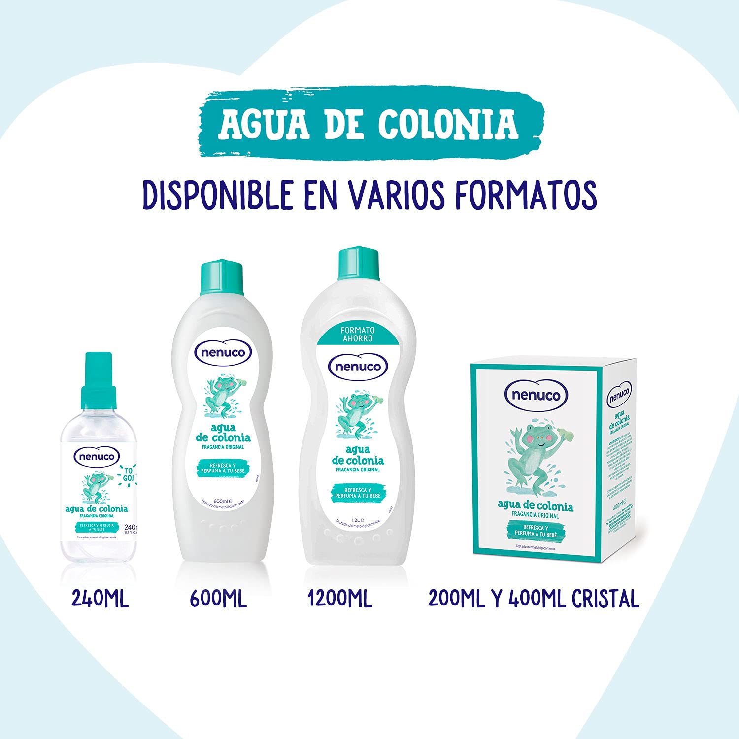 Nenuco Cologne collection display indicating versatile fragrance options