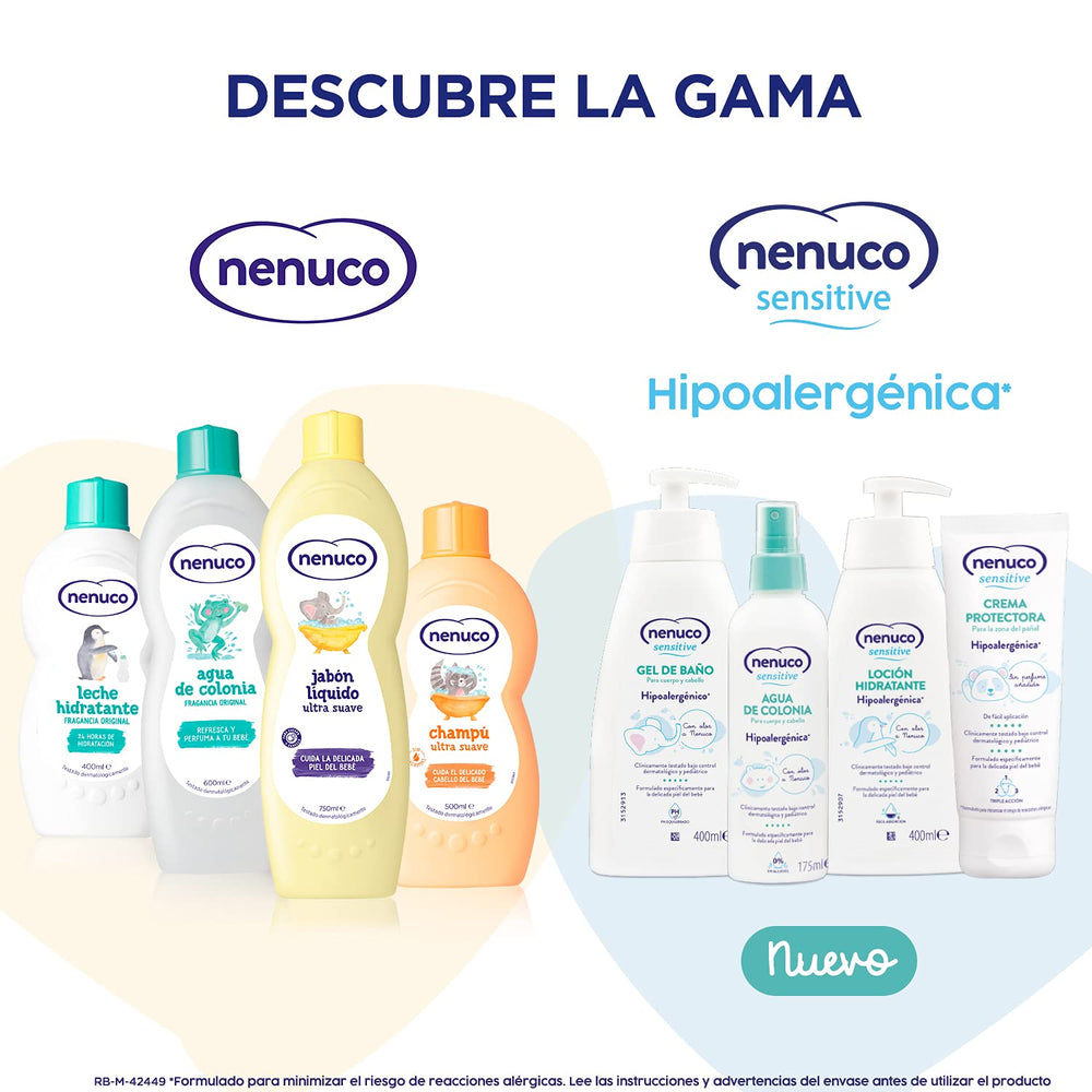 Nenuco Cologne store display featuring product and branding