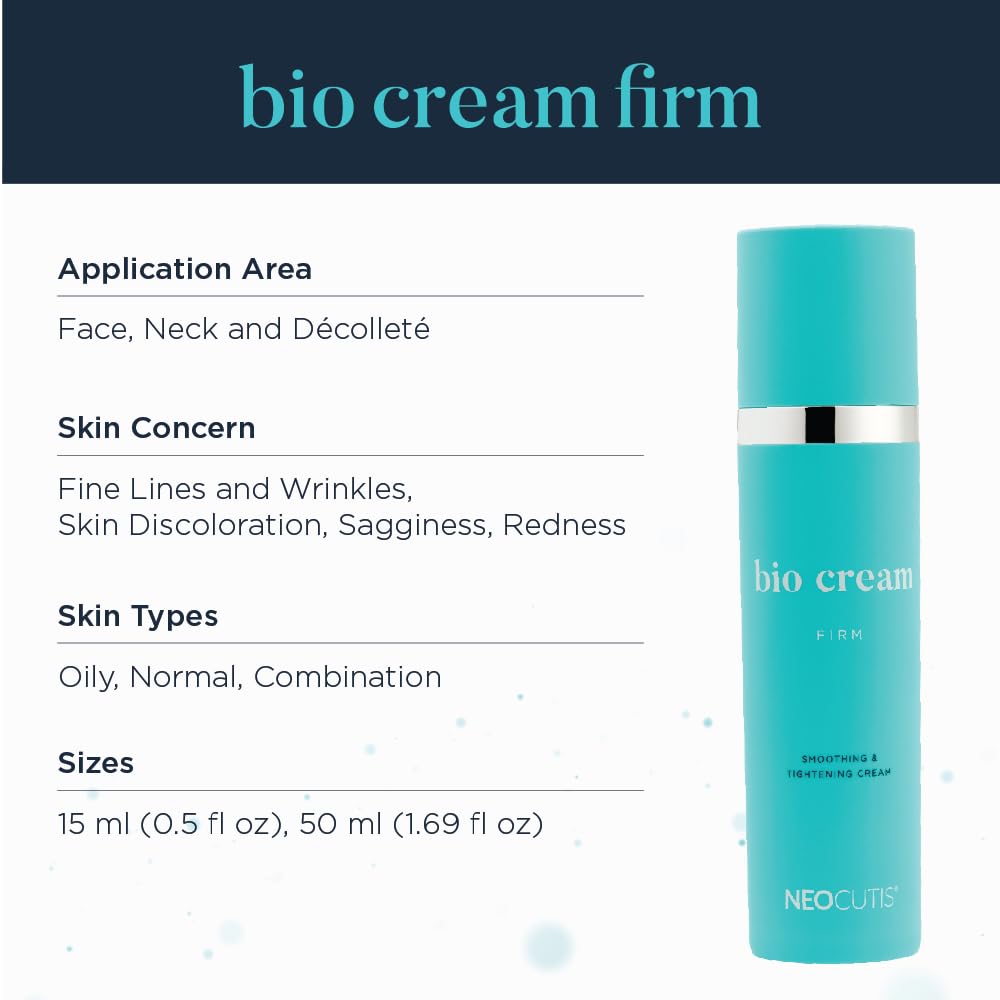 Neocutis Bio Cream Firm dispense controls product amount for consistent use