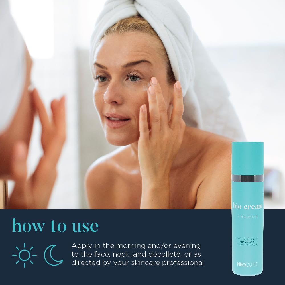 NEOCUTIS Bio Cream Firm Riche texture close-up conveys creamy richness.