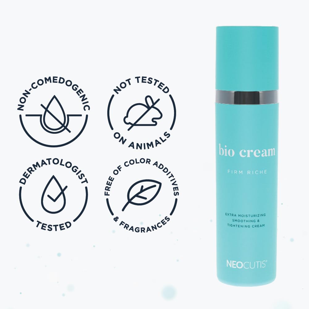NEOCUTIS Bio Cream Firm Riche USA origin label signals premium quality.