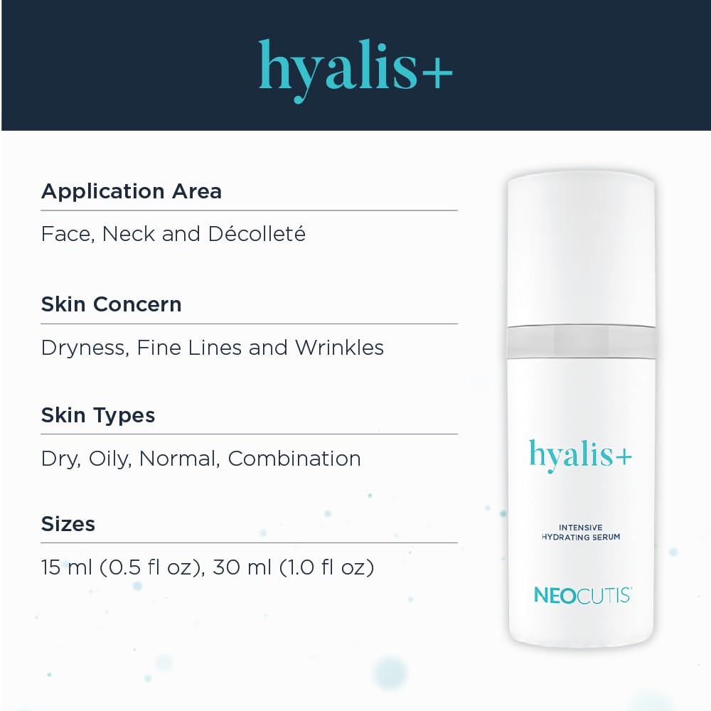 Neocutis Hyalis+ packaging box signals premium hydration