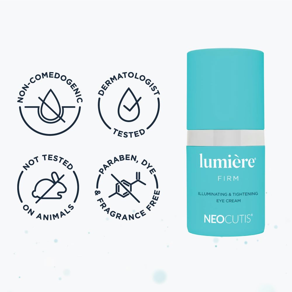 NEOCUTIS Lumière Firm chamomile-derived bisabolol offers skin-conditioning around the eyes