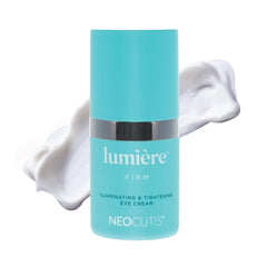 NEOCUTIS Lumière Firm eye cream tube for brightening under-eye skin and smoothing texture