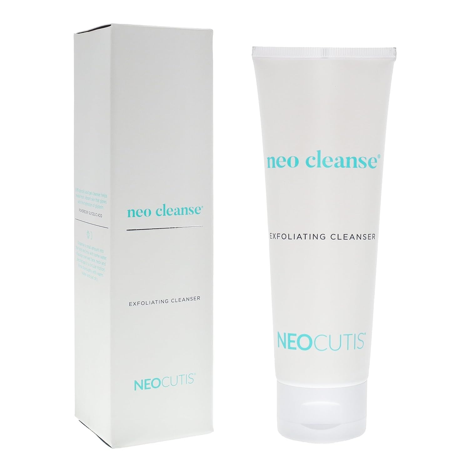 NEOCUTIS Neo Cleanse close-up showing 9.9% glycolic acid exfoliation