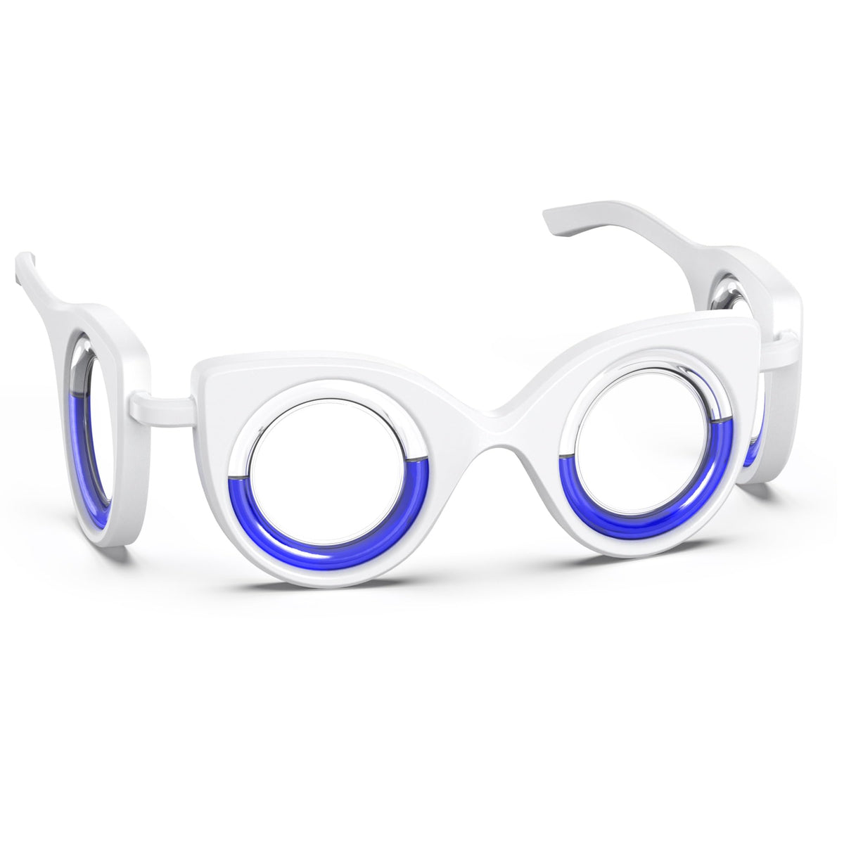 NEOISM motion-sickness glasses front-view for fast relief during travel.