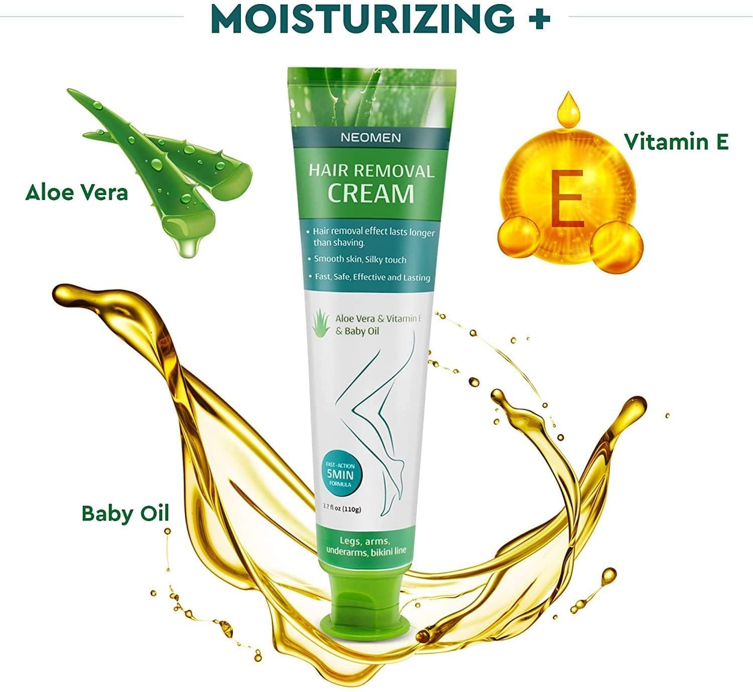 NEOMEN hair removal cream facial use gentle facial hair removal option