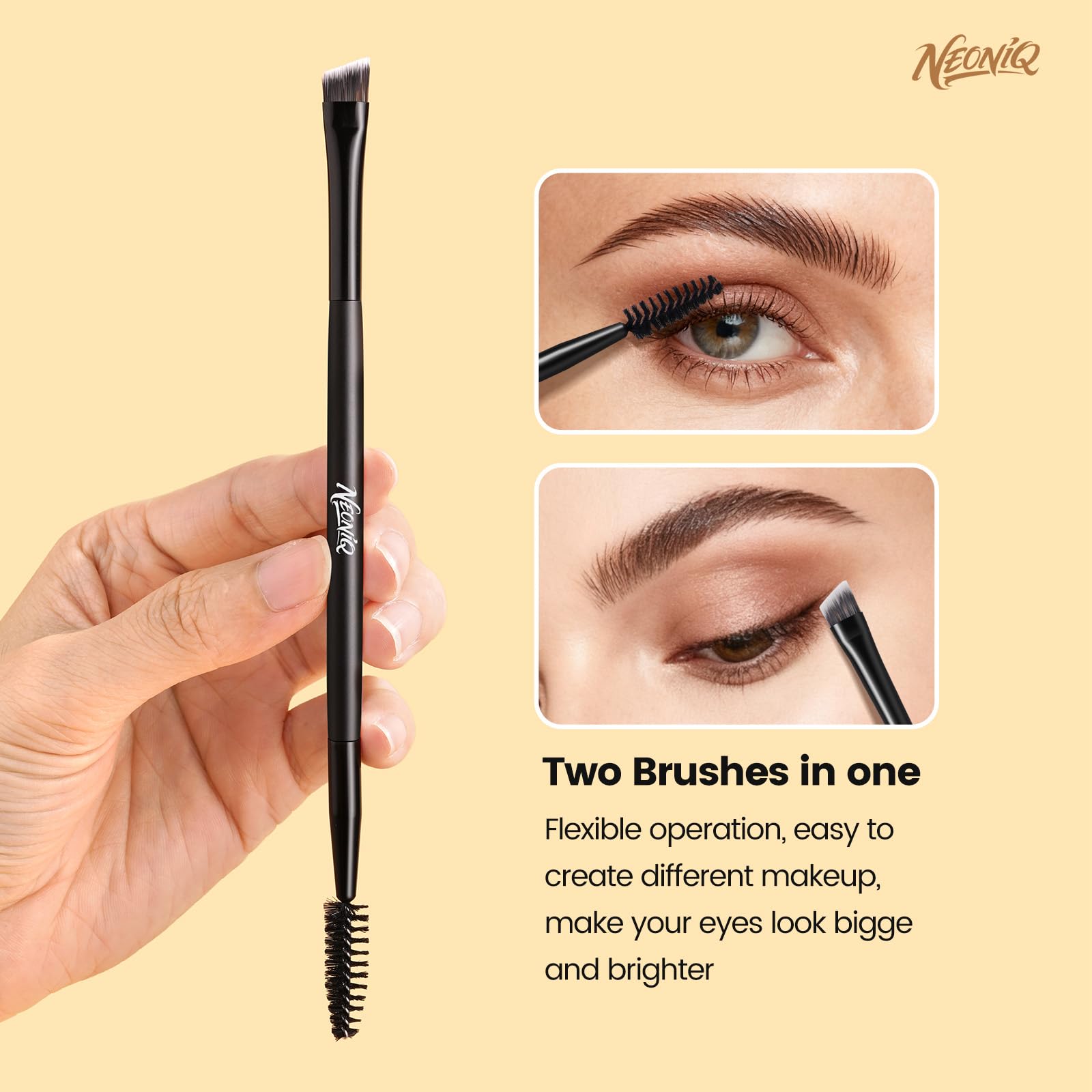 NEONIQ blending brush ensures seamless shade transitions and minimized streaks.