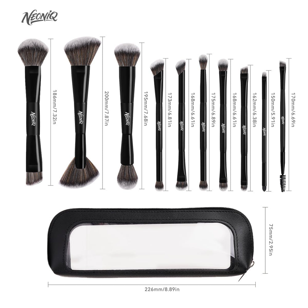 NEONIQ professional face brush set supports versatile makeup routines at home.