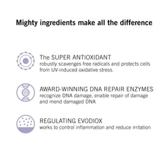NEOVA serum texture swirl shows rich antioxidant complex and DNA repair enzymes.
