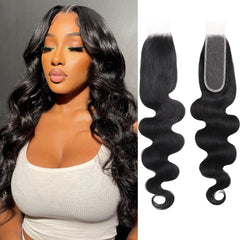 NERUMO 2x6 HD lace closure body wave closeup showing natural texture for seamless blend