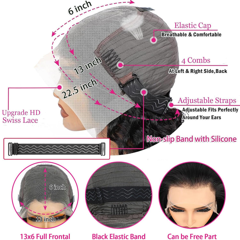 Nervoss baby hair close-up showcases pre-plucked natural-looking hairline.