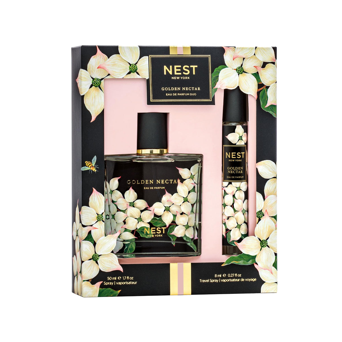 NEST New York Golden Nectar 50 ml bottle shown for elegant evenings.