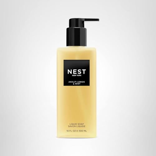 NEST New York Amalfi Lemon & Mint packaging closeup signals gluten-free and cruelty-free ethos