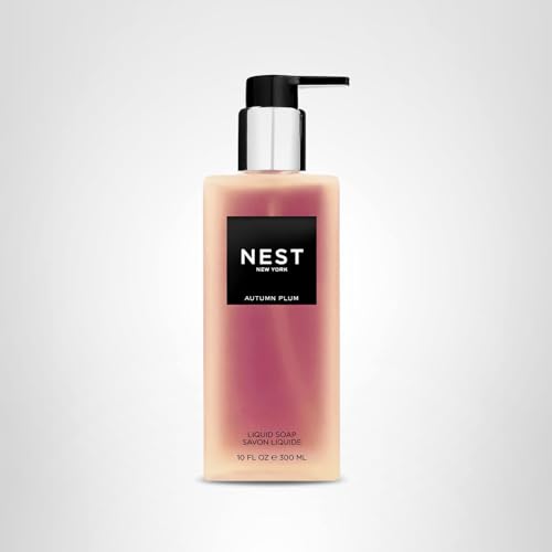 NEST New York Autumn Plum liquid soap hand-foaming captures rich lather and nourishing feel