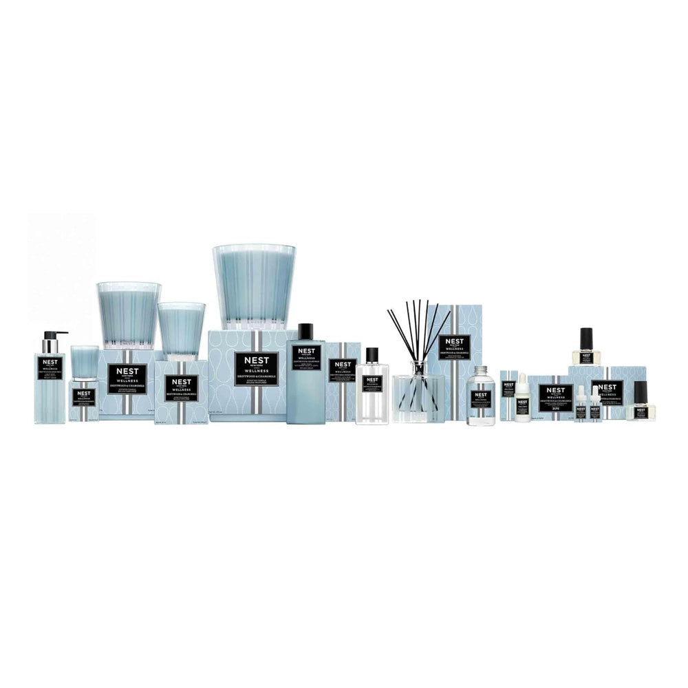 Nest New York Liquid Soap driftwood chamomile packaging conveys premium, gluten-free cruelty-free care