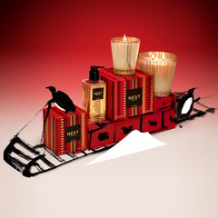 Nest New York Liquid Soap Holiday gift packaging suggests gifting and fragrance delight.