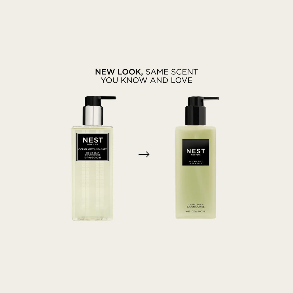 NEST New York Ocean Mist fragrance swirl highlights sea salt and coconut aroma.