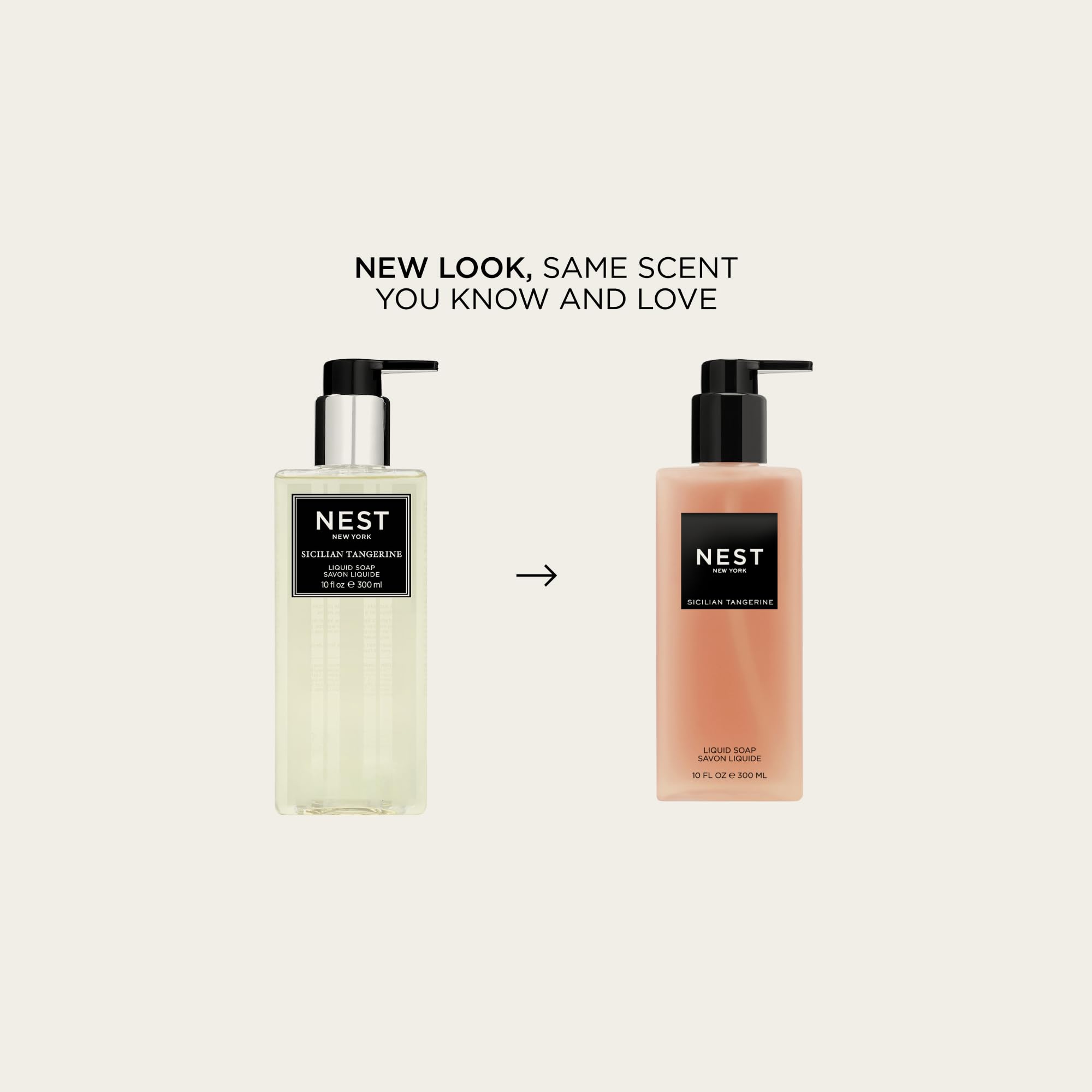 Nest New York Sicilian Tangerine pump bottle easy dispensing supports quick cleansing rituals