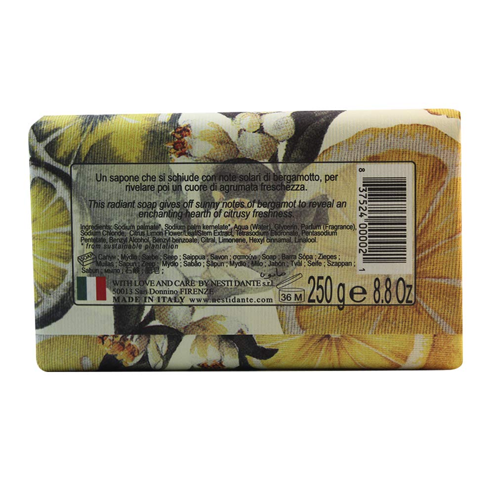 Gift-ready Florentine wrapped packaging on bathroom shelf