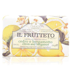 Nesti Dante il frutteto energizing soap packaging highlights gift-ready luxury