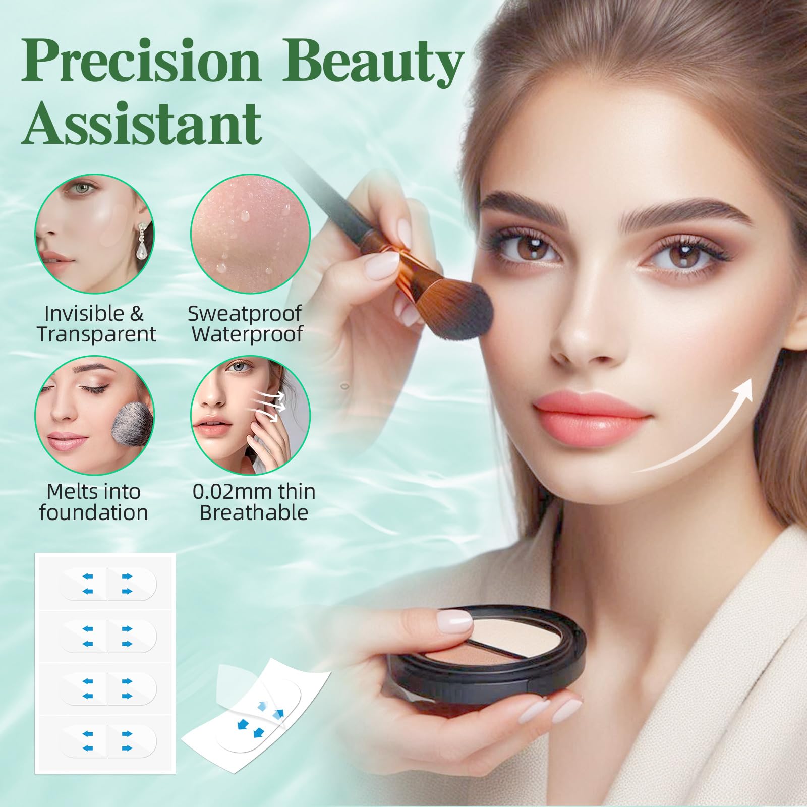 Netlkjonk waterproof adhesive tape keeps contour through sweat and water contact