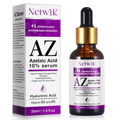 Netwik Azelaic Acid Serum bottle for smooth radiant skin
