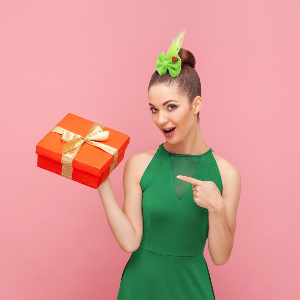 Neujiwo Christmas party bow set complements festive outfits