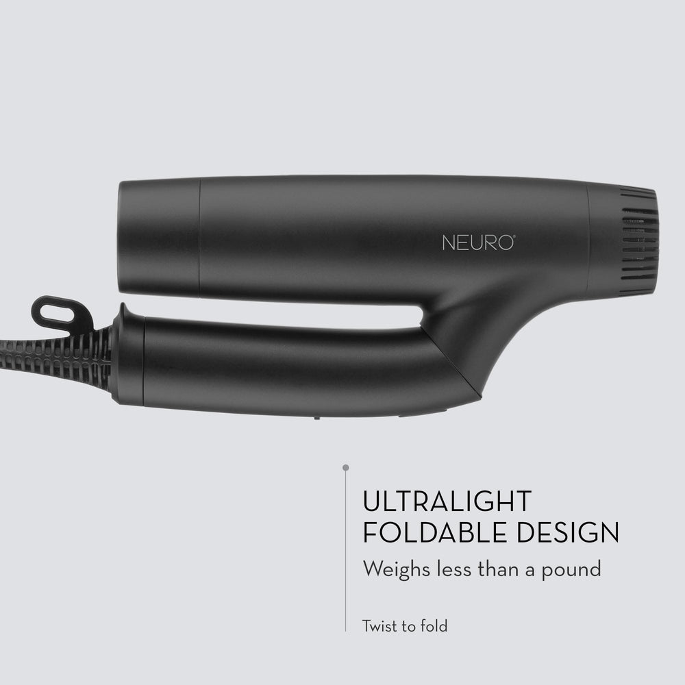 Neuro Dry+ storage bag keeps the portable dryer organized at home or on the go