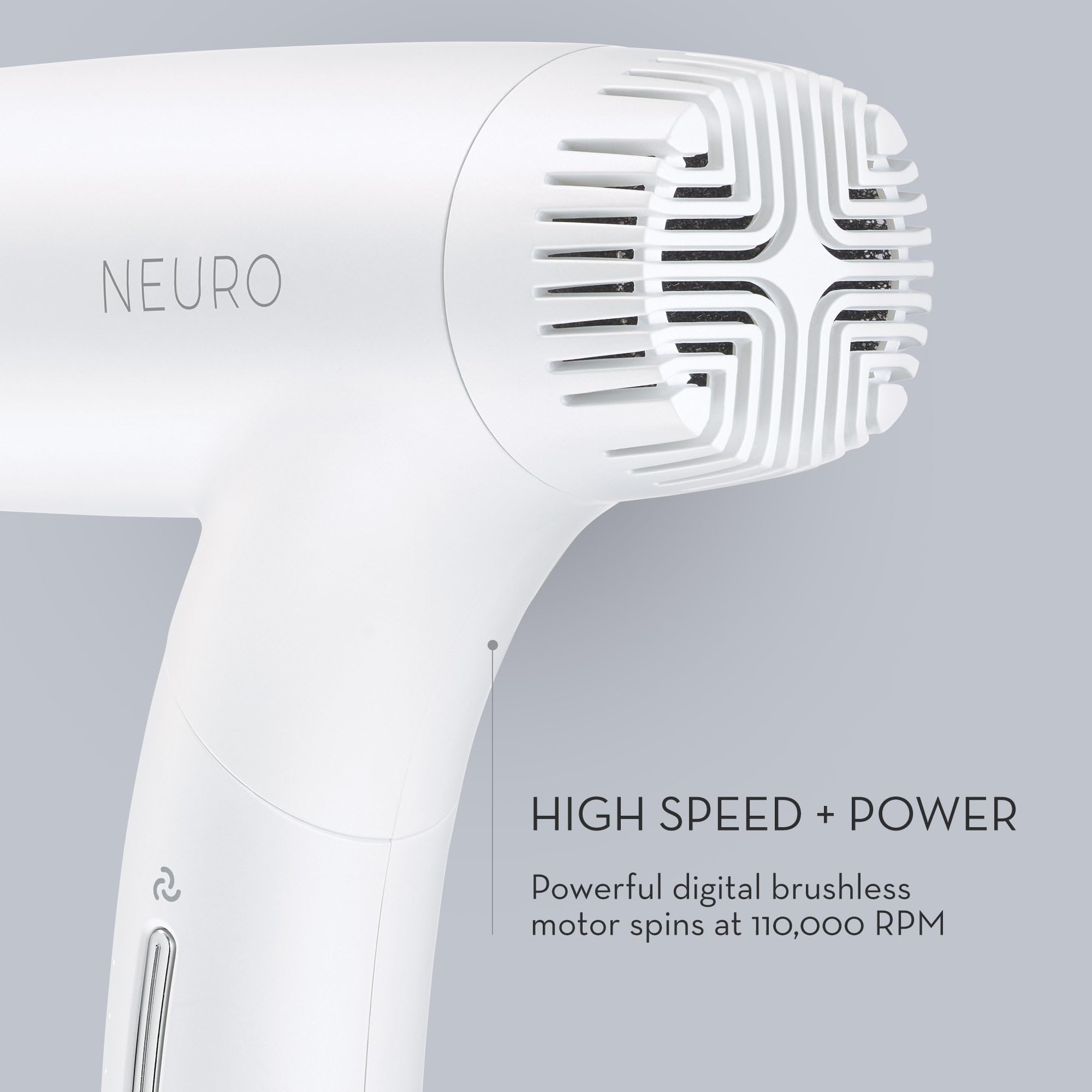 Neuro Dry+ Global Edition styling nozzle attachment enables precise airflow for smooth blowouts