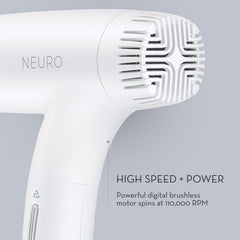 Neuro Dry+ Global Edition styling nozzle attachment enables precise airflow for smooth blowouts