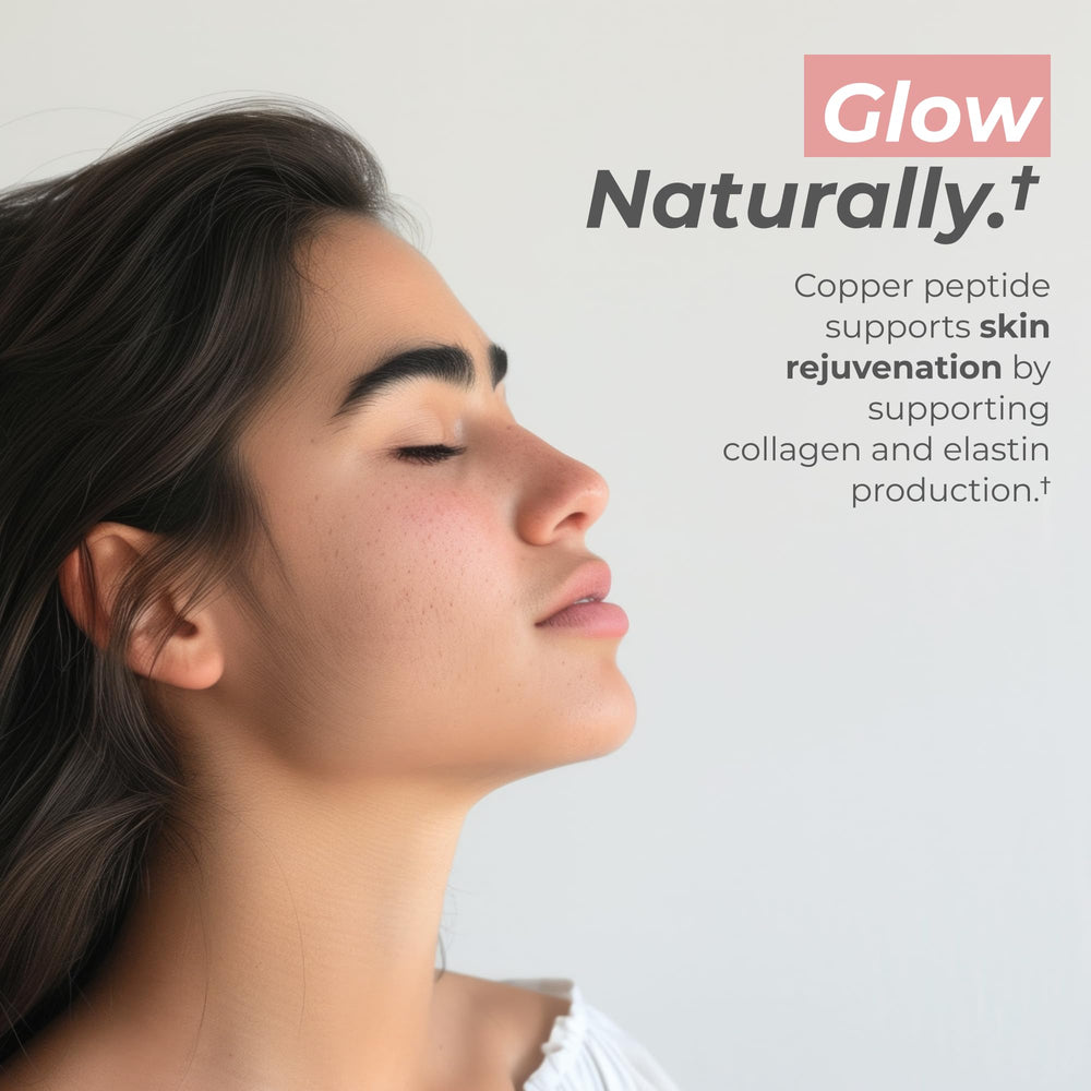 Neurogan GHK-Cu serum packaging conveys premium quality with GMP certification
